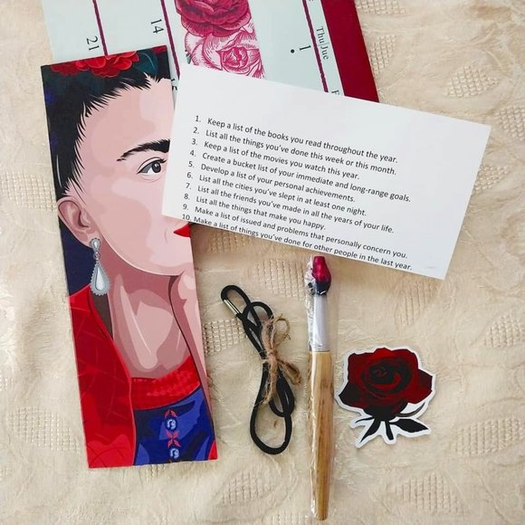 Frida Kahlo Journal Handmade One of a Kind - Picture 2 of 6